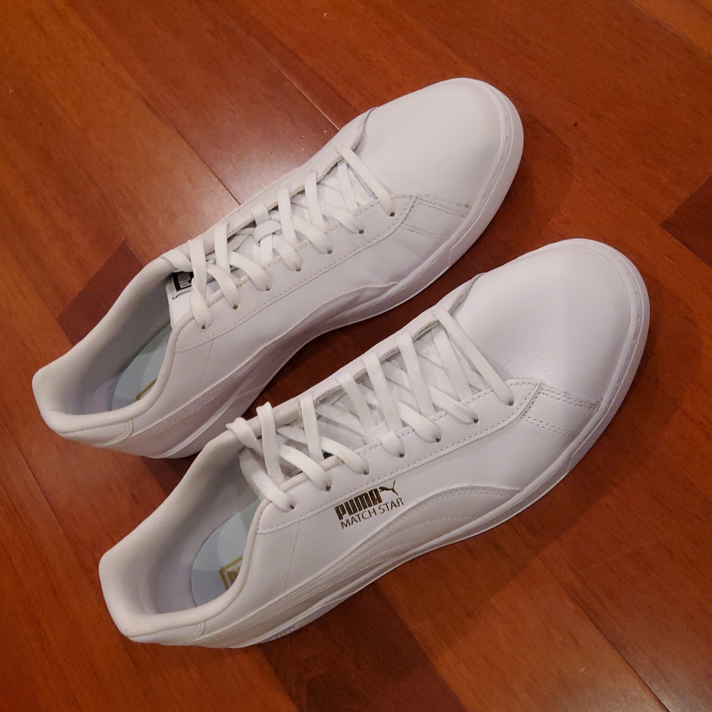 Puma Match Star, White, 13D, NIB